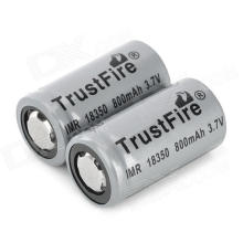 Rechargeable 18350 and 18650 Lithium Battery Cell